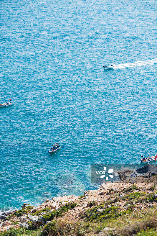 深圳天文台沿途海岸线海上风景图片素材