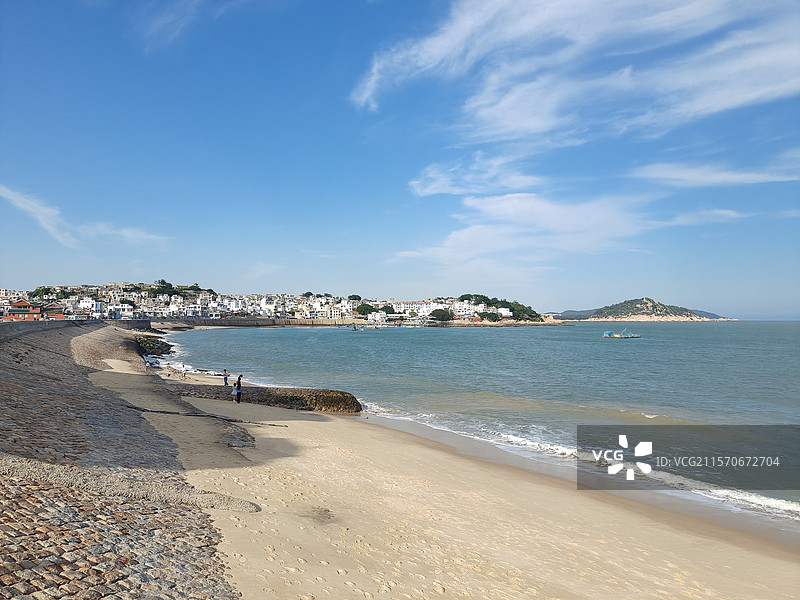 福建漳州东山岛南门湾海滩电影取景地图片素材