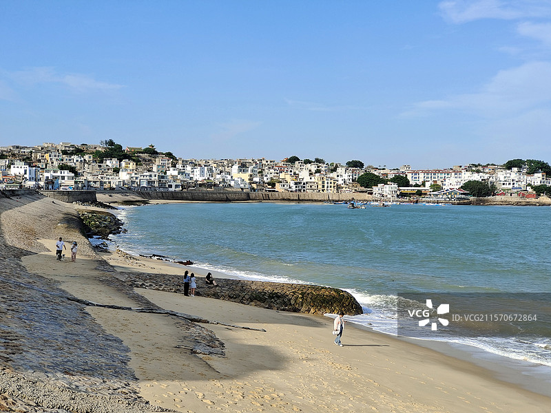 福建漳州东山岛南门湾海滩电影取景地图片素材