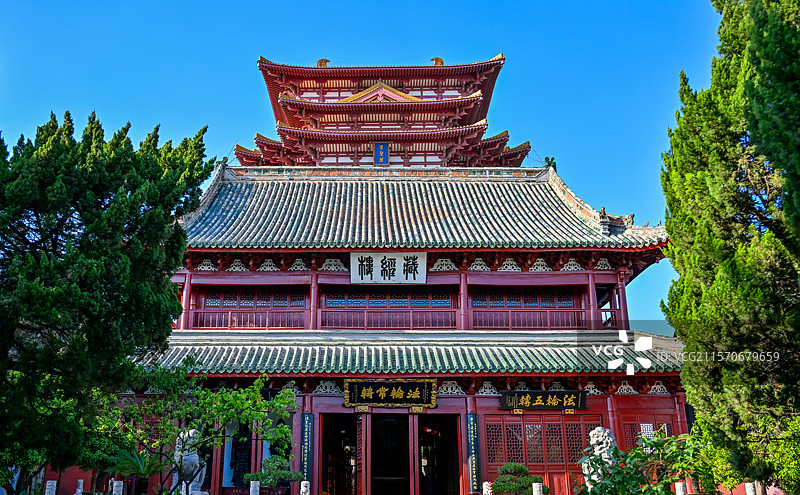 河南省开封市大相国寺图片素材