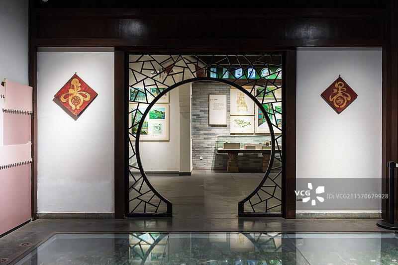 传统中式庭院入口图片素材