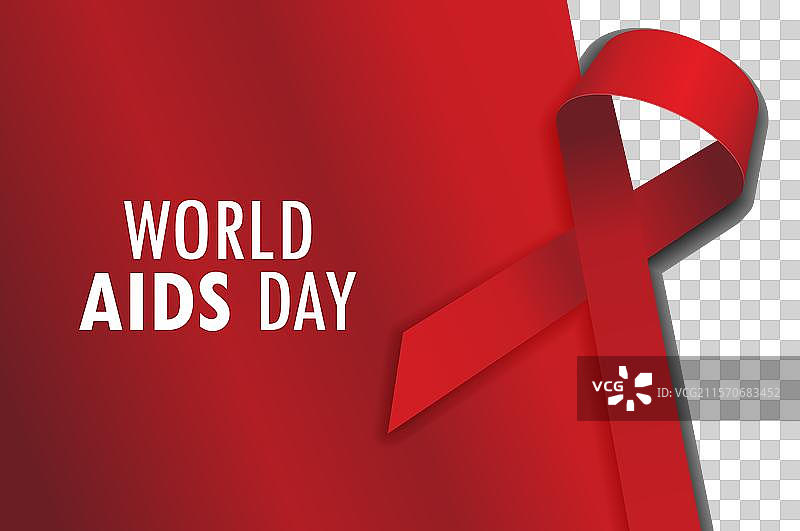 世界艾滋病日海报布局设计图片素材