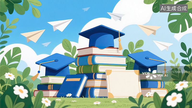 【AI数字艺术】知识的力量与未来展望图片素材