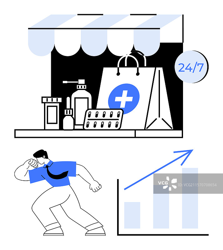 在线药房服务，提供药品配送和图片素材