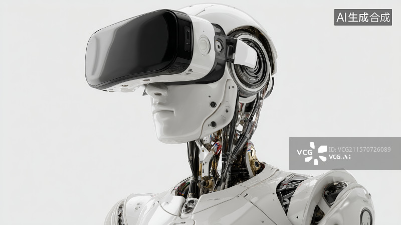 【AI数字艺术】VR虚拟现实，可穿戴设备，元宇宙图片素材