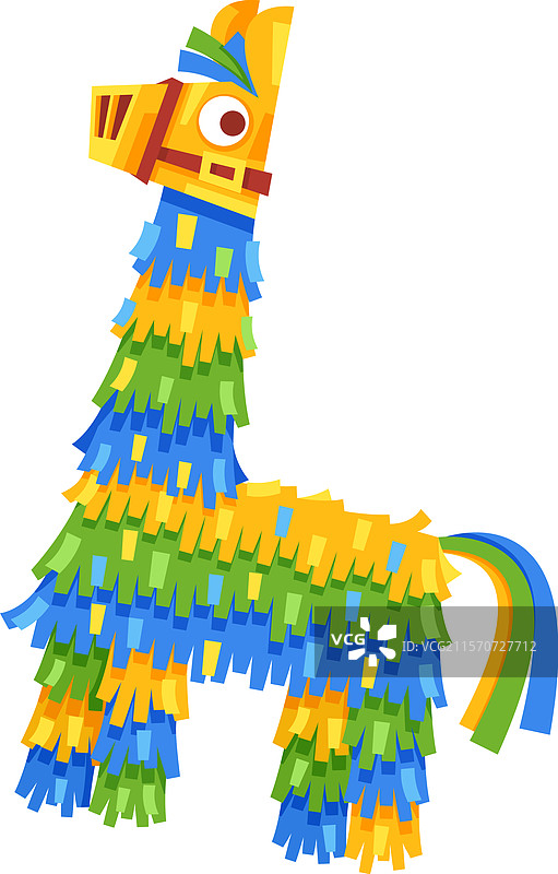 墨西哥羊驼皮纳塔图片素材