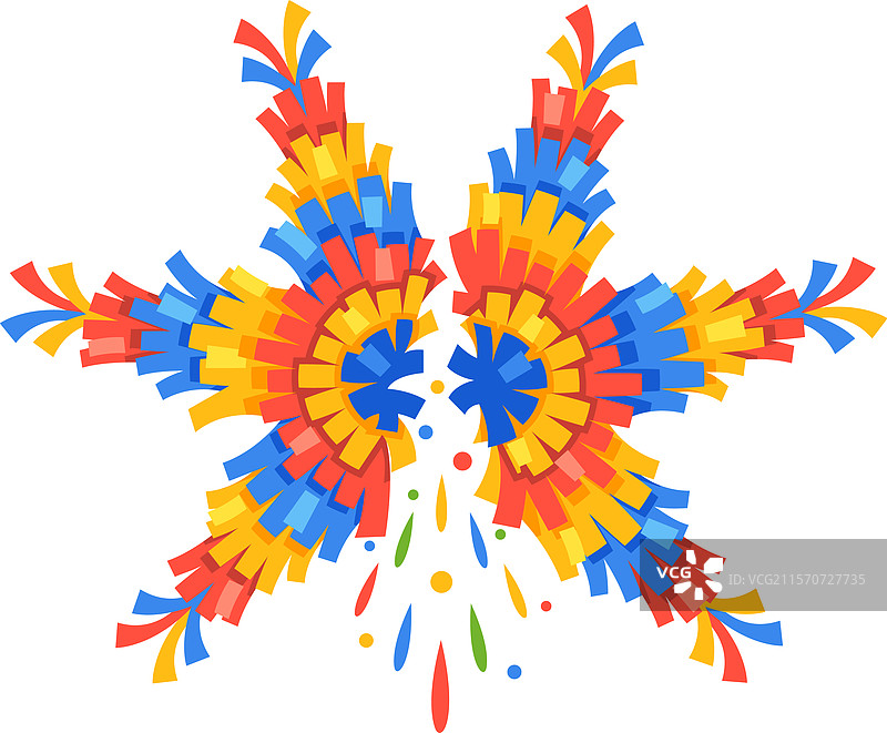 墨西哥星形皮纳塔派对配饰图片素材