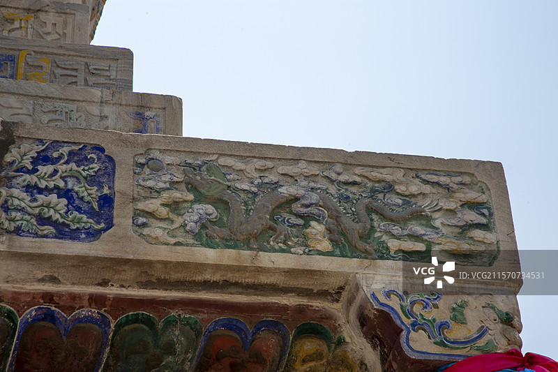 呼和浩特 席力图召塔图片素材