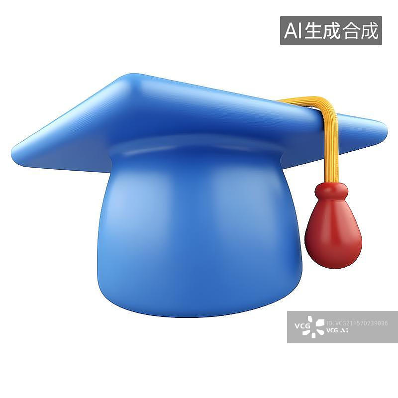 【AI数字艺术】博士帽，毕业，学历，文凭，学位帽图片素材