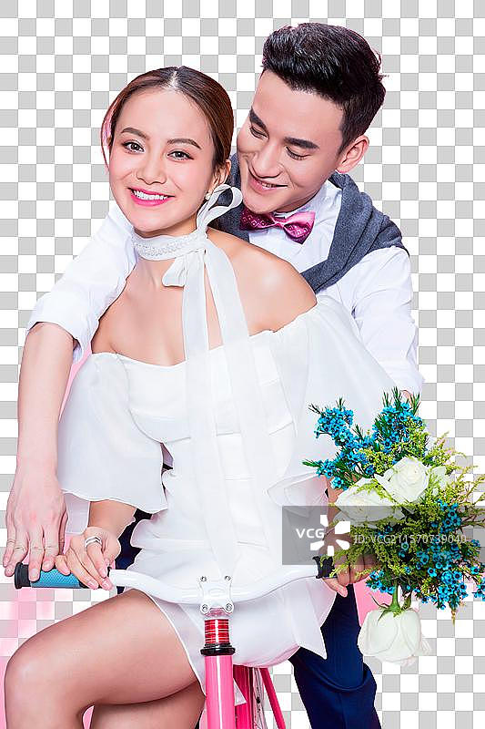 幸福甜蜜的情侣图片素材