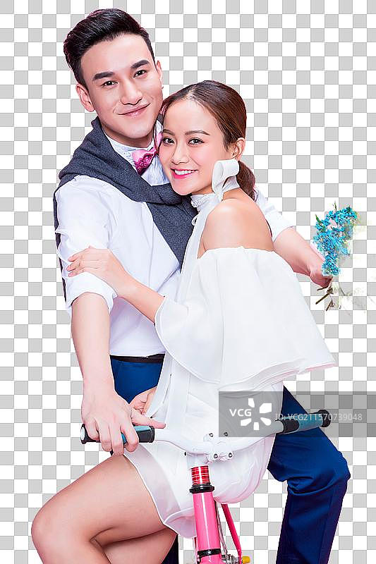 幸福甜蜜的情侣图片素材