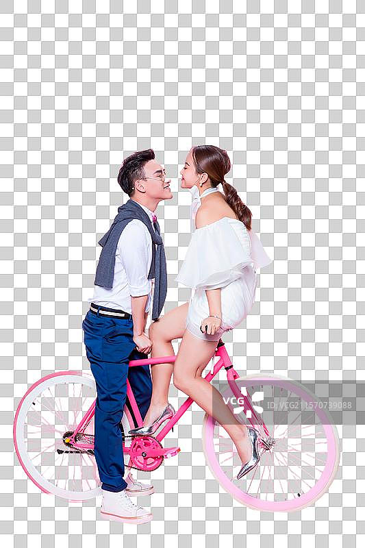 幸福甜蜜的情侣图片素材