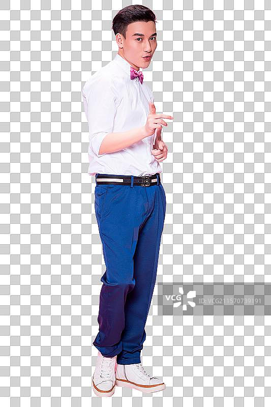 幸福甜蜜的新郎图片素材