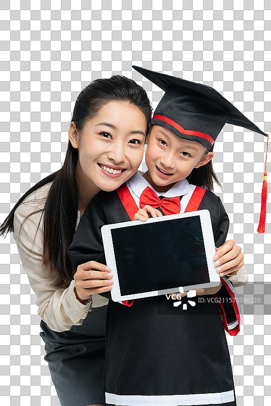 年轻女老师和女孩图片素材