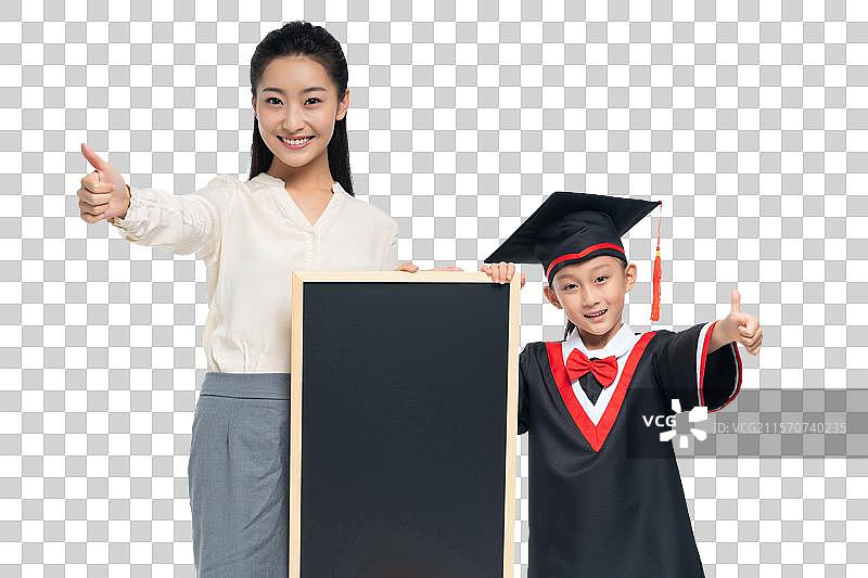 年轻女老师和女孩图片素材