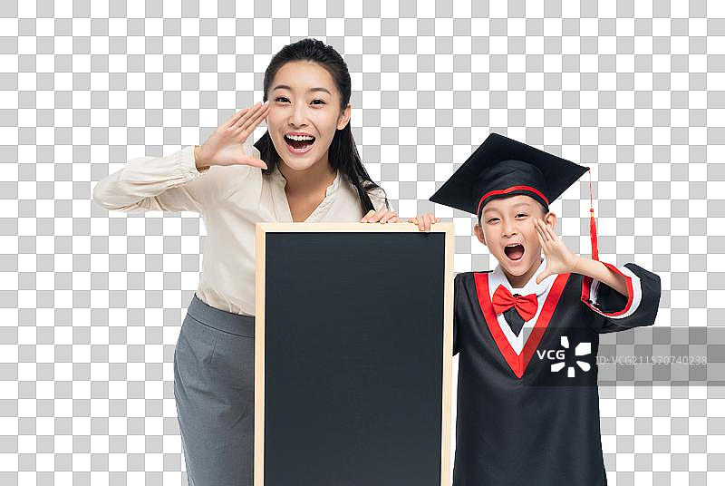 年轻女老师和女孩图片素材