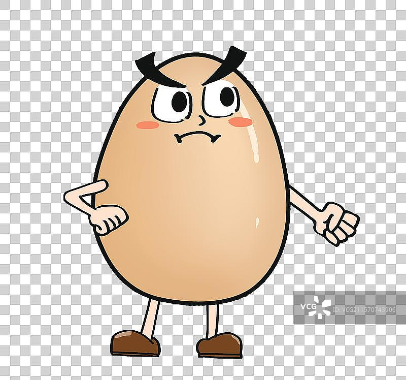 无菌鸡蛋卡通手绘元素图片素材