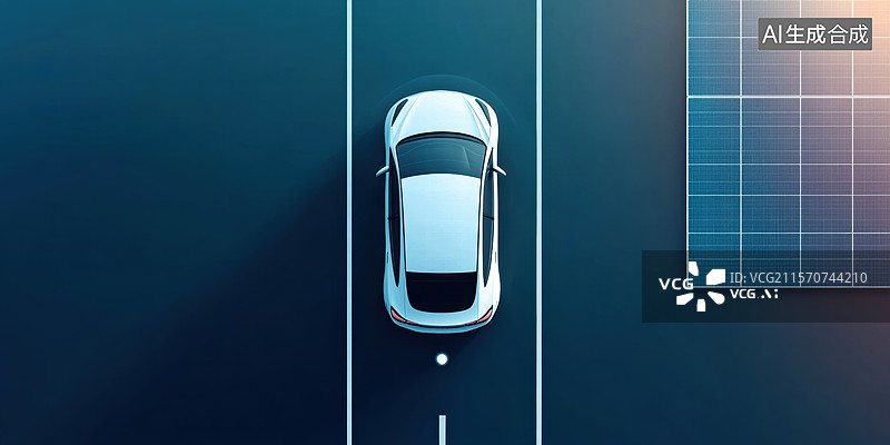 【AI数字艺术】未来都市的智能驾驶图片素材