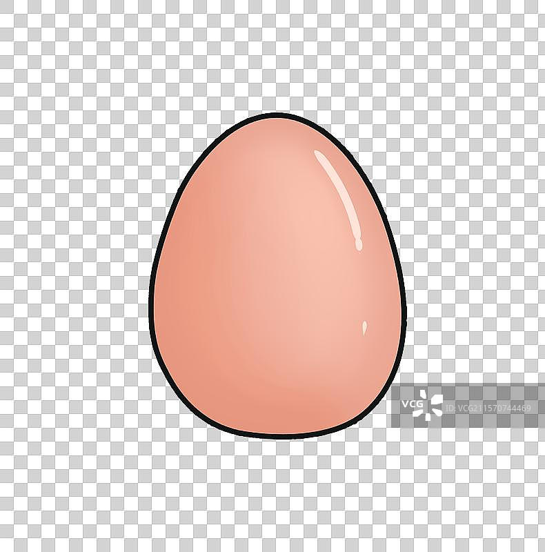 熟鸡蛋IP形象卡通元素图片素材