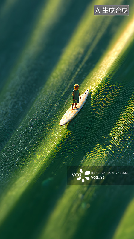 【AI数字艺术】冲浪图片素材