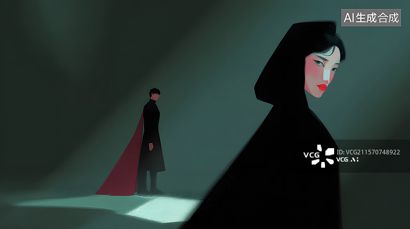 【AI数字艺术】吸血鬼夫妻图片素材