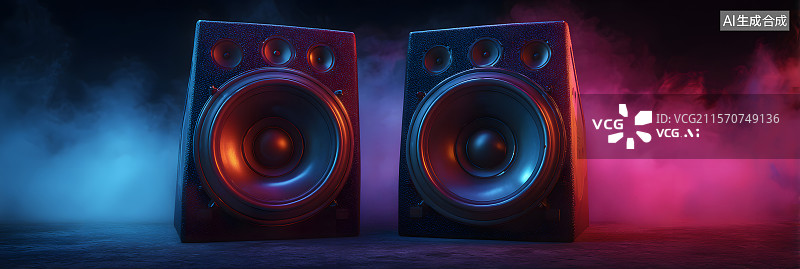 【AI数字艺术】音响  迪斯科图片素材