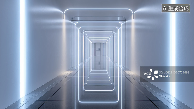 【AI数字艺术】现代建筑内部图片素材