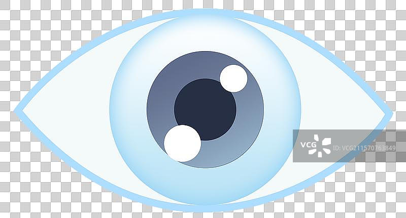 爱眼日眼睛健康主题插画素材眼睛蓝色简洁图片素材