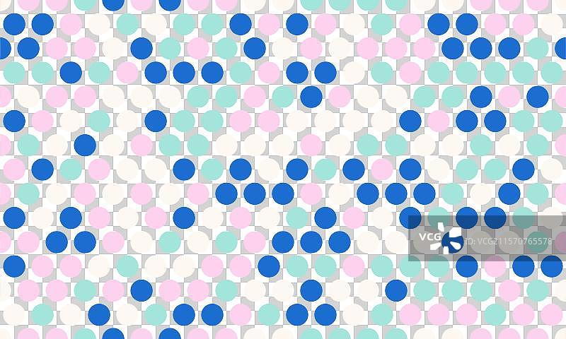 圆点图案与几何简约设计图片素材