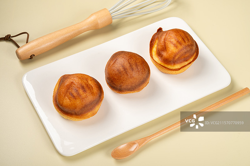 美味小吃黄油年糕图片素材