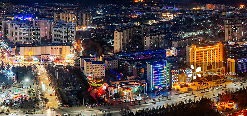 左权县 滨河北路 西河头村 城市 晋中市图片素材