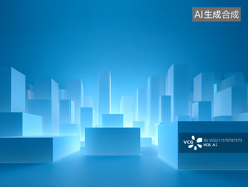 【AI数字艺术】智慧城市互联网5G科技概念图片素材