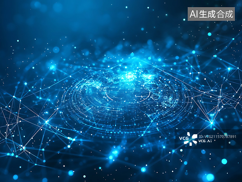 【AI数字艺术】智慧城市互联网5G科技概念图片素材