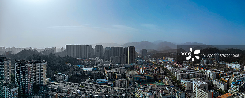 十堰市 茅箭区 北京中路 梨花村 东岳路 城市 航拍图片素材