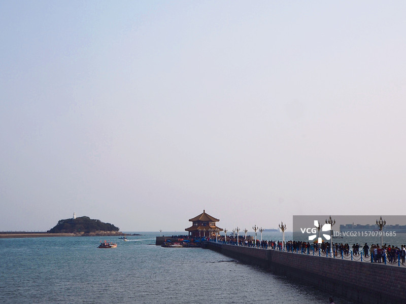 青岛栈桥图片素材