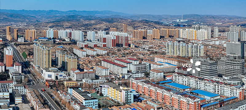 昔阳县 松溪大道 钟村村 颐民公园 城市 晋中图片素材