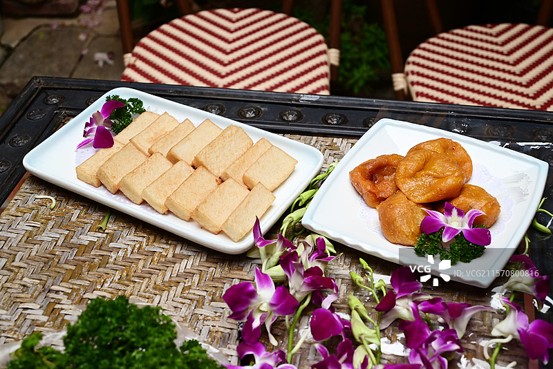 泉州传统美食-炸粿和麦煎图片素材