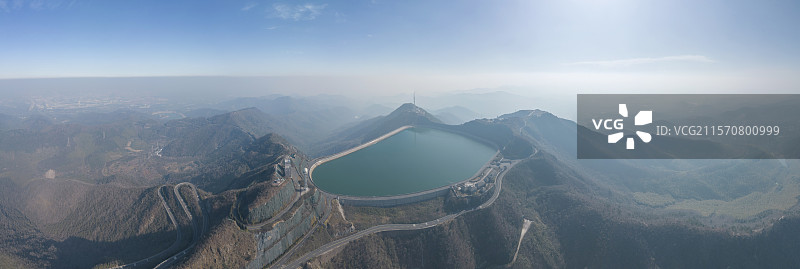 宜兴高档民宿，铜官山顶风光图片素材