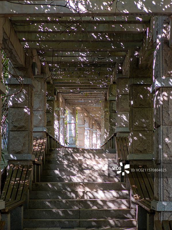 光影长廊图片素材