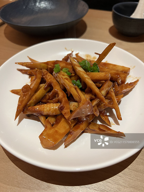 油焖笋图片素材