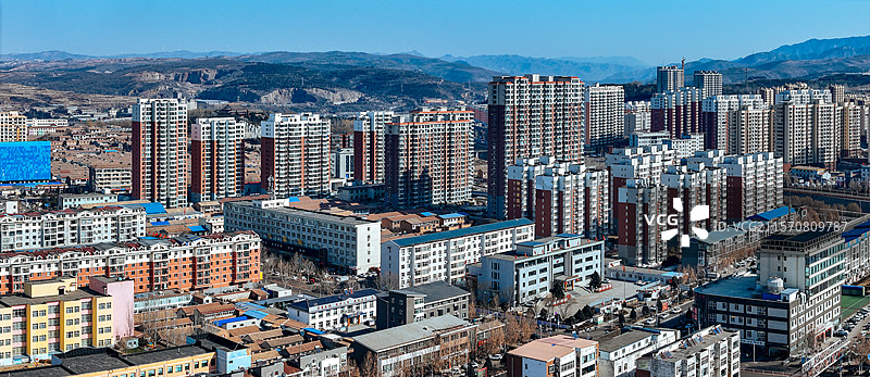 昔阳县 松溪大道 钟村村 颐民公园 城市 晋中图片素材