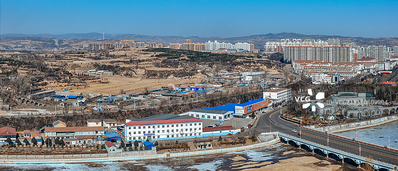 昔阳县 松溪大道 钟村村 颐民公园 城市 晋中图片素材