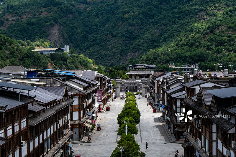 中国四川省绵阳市平武县蜀汉江油关景区各种图片图片素材