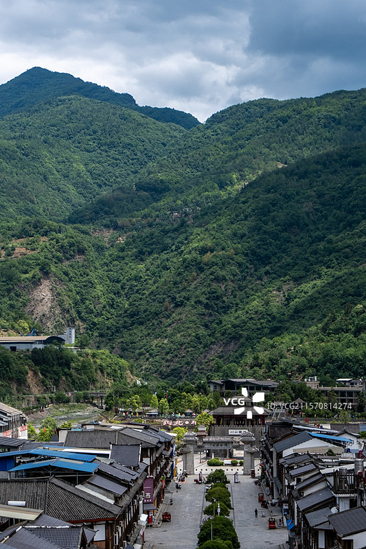 中国四川省绵阳市平武县蜀汉江油关景区各种图片图片素材