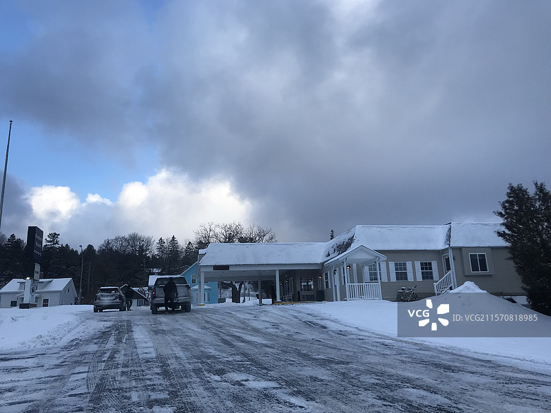 冬季美国的户外 风光 雪图片素材