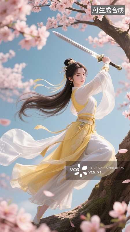 【AI数字艺术】黄蓉图片素材