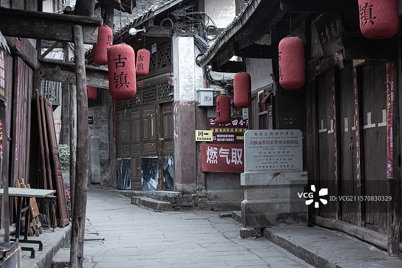 恩阳老街图片素材