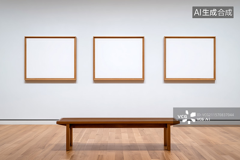 【AI数字艺术】美术馆画廊背景图片素材