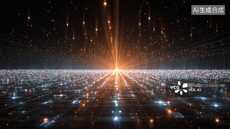 【AI数字艺术】数字未来之路图片素材