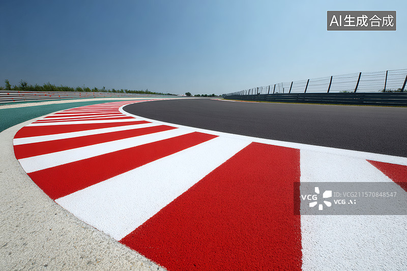 【AI数字艺术】一级方程式赛道边缘图片素材